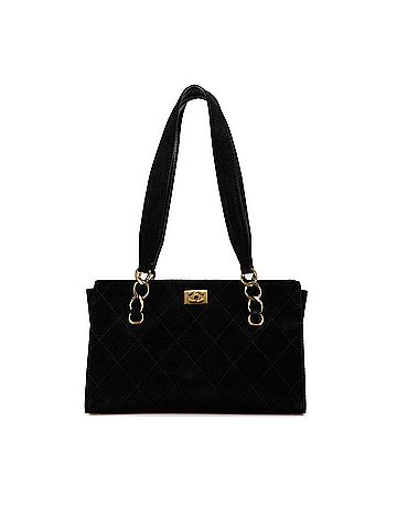 Chanel CC Suede Caviar Stitched Tote (view 1)