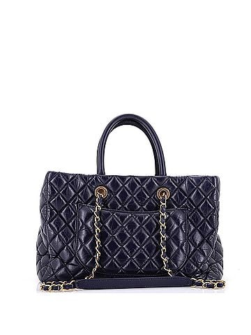 Chanel Coco Handle Shopping Tote Quilted Aged Calfskin Medium (view 2)