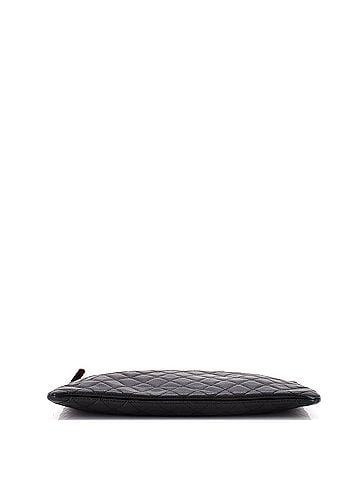 Chanel O Case Clutch Quilted Caviar Large (view 2)