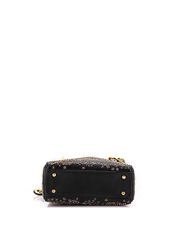 Christian Dior Lady Dior Chain Bag Embroidered Calfskin Mini (view 2)