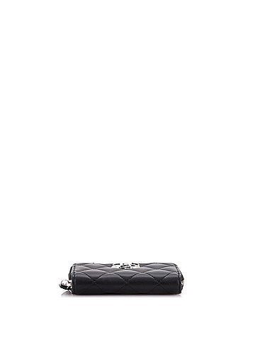 Chanel Textured CC Zip Coin Purse Quilted Lambskin Small (view 2)