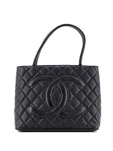 Chanel Medallion Tote Quilted Caviar (view 1)