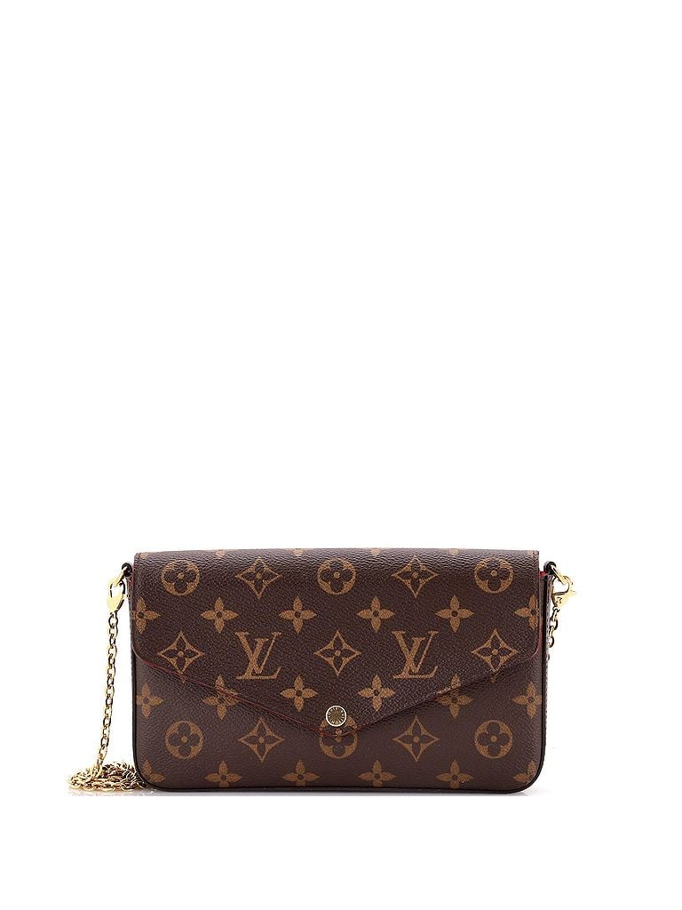 Louis Vuitton 100% Coatead Canvas Brown Felicie Pochette Monogram Canvas One size - photo 1