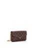 Louis Vuitton 100% Coatead Canvas Brown Felicie Pochette Monogram Canvas One size - photo 4