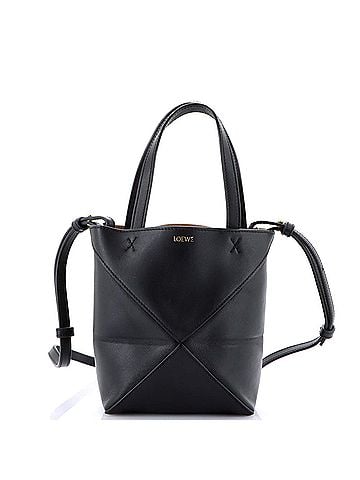 Loewe Puzzle Fold Tote Leather Mini (view 1)