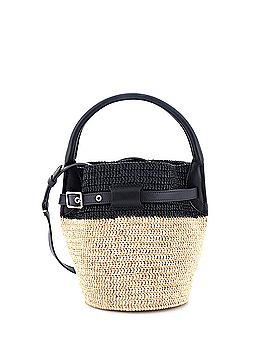 Céline Big Bag Bucket Woven Raffia Nano (view 1)