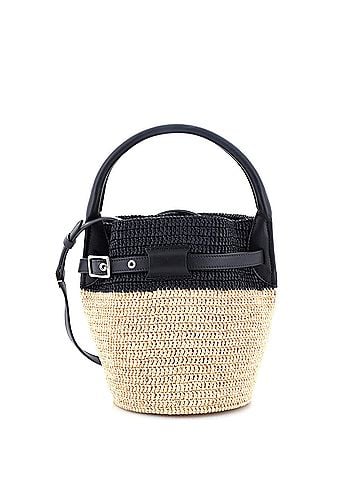 Céline Big Bag Bucket Woven Raffia Nano (view 1)