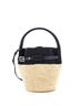 Céline 100% Raffia Black Tan Big Bag Bucket Woven Raffia Nano One size - photo 1