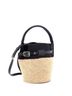 Céline 100% Raffia Black Tan Big Bag Bucket Woven Raffia Nano One size - photo 3