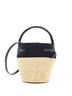 Céline 100% Raffia Black Tan Big Bag Bucket Woven Raffia Nano One size - photo 4
