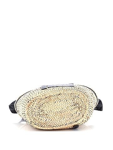 Loewe Basket Tote Raffia with Leather Trim Large (view 2)