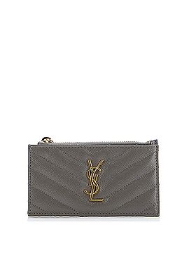 Saint Laurent Leather Card Holder
