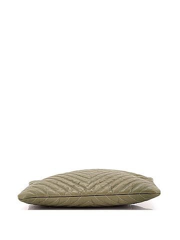 Chanel O Case Clutch Chevron Lambskin Medium (view 2)