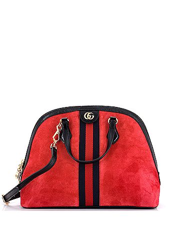 Gucci Ophidia Dome Top Handle Bag Suede Medium (view 1)