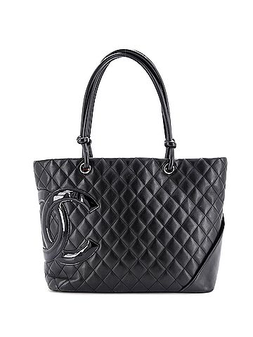Chanel Cambon Tote Quilted Leather Large (view 1)