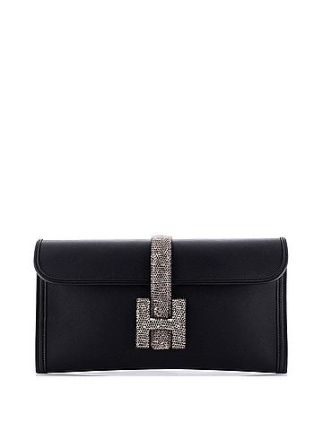 Hermès Jige Elan Clutch Swift with Lizard 29 (view 1)