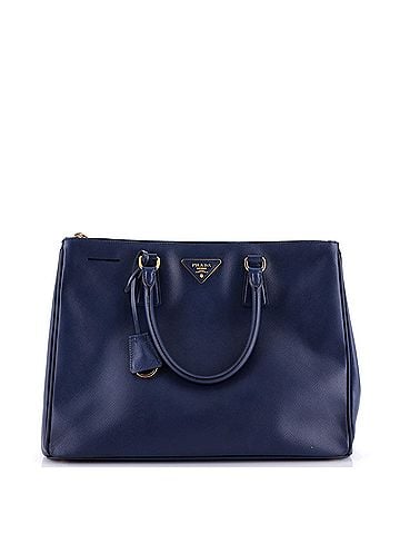 Prada Double Zip Lux Tote Saffiano Leather Medium (view 1)