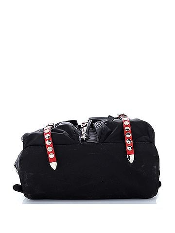 Prada New Vela Backpack Tessuto with Studded Leather (view 2)
