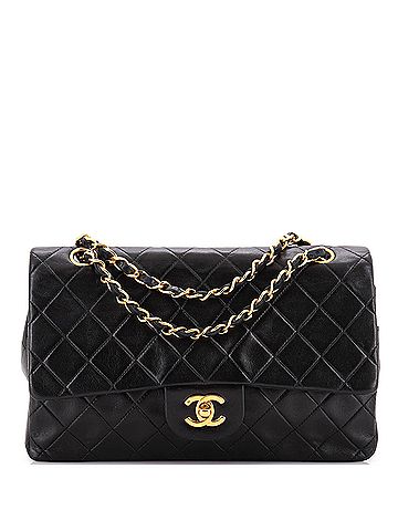 Chanel Vintage Classic Double Flap Bag Quilted Lambskin Medium (view 1)