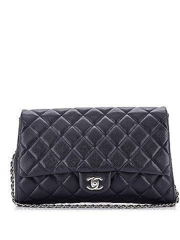Chanel Clutch with Chain Quilted Caviar (view 1)