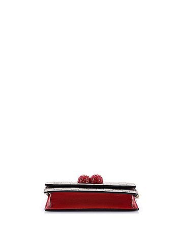 Gucci Cherries Wallet on Chain GG Coated Canvas Mini (view 2)