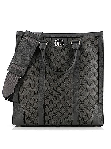 Gucci Ophidia Convertible Open Tote GG Coated Canvas Tall (view 1)