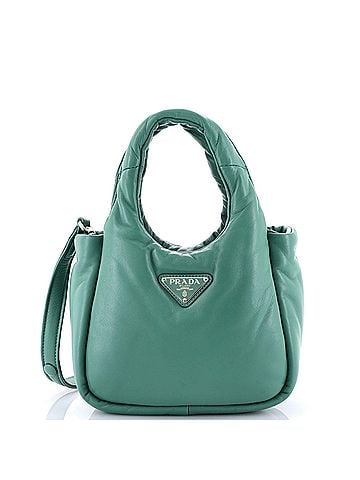 Prada Padded Soft Tote Leather Mini (view 1)