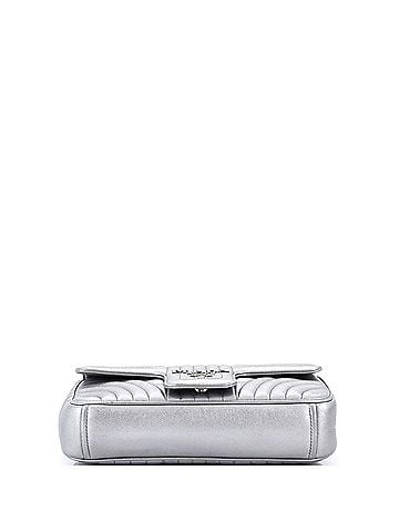 Prada Chain Flap Shoulder Bag Diagramme Quilted Leather Medium (view 2)