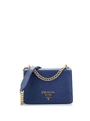 Prada Chain Flap Bag Saffiano Leather Small (view 1)