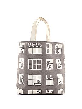 Chanel Coco Window Tote Printed Canvas Large (view 1)