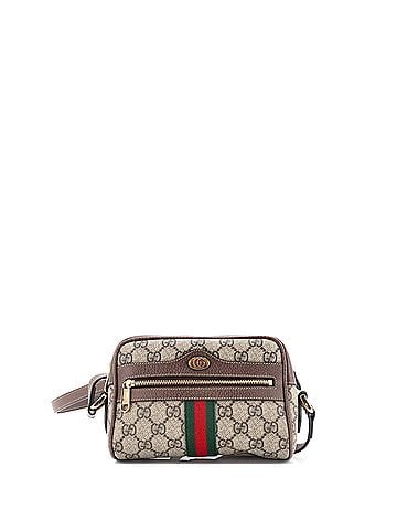 Gucci Ophidia Shoulder Bag GG Coated Canvas Mini (view 1)