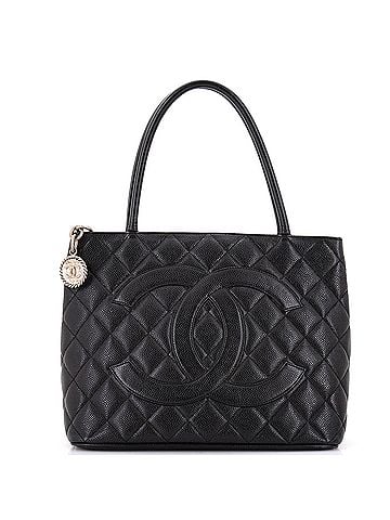 Chanel Medallion Tote Quilted Caviar (view 1)