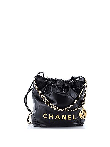 Chanel 22 Chain Hobo Quilted Calfskin Mini (view 1)
