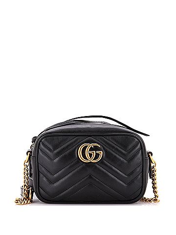 Gucci GG Marmont Shoulder Bag Matelasse Leather Mini (view 1)