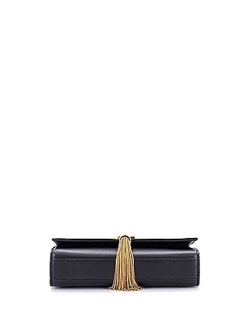 Saint Laurent Classic Monogram Tassel Crossbody Bag Leather Small (view 2)