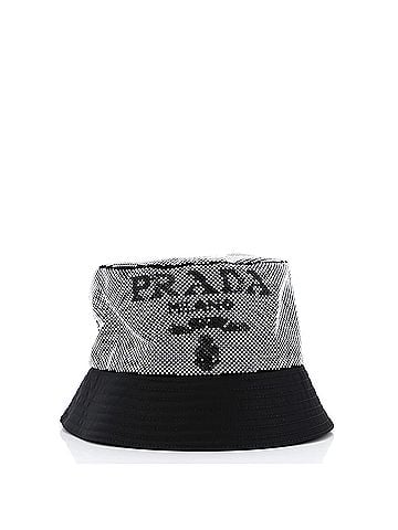 Prada Bucket Hat Crystal Embellished Re-Nylon (view 1)