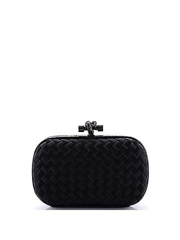 Bottega Veneta Box Knot Clutch Intrecciato Satin Small (view 1)