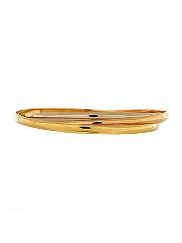 Cartier Vintage Trinity Bangle Bracelet 18K Tricolor Gold (view 1)