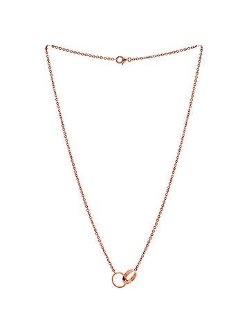 Cartier Love Interlocking Necklace 18K Rose Gold (view 1)