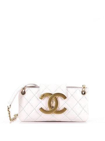 Chanel Giant CC Flap Baguette Bag Quilted Lambskin (view 1)