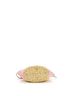 Chanel 100% Raffia Pink Tan CC Flap Basket Shopping Bag Woven Raffia with Chain Detail Small One size - photo 5