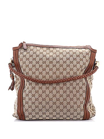 Gucci Bella Hobo GG Canvas with Leather Large (view 1)