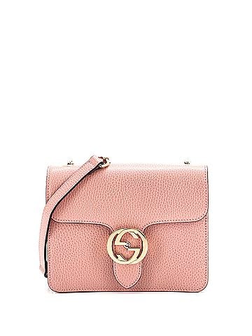 Gucci Interlocking Shoulder Bag Leather Small (view 1)