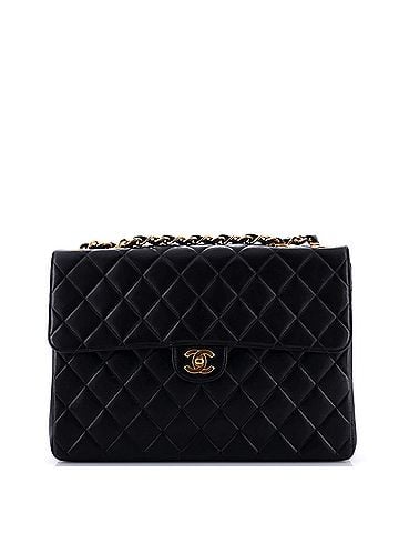 Chanel Vintage Classic Single Flap Bag Quilted Lambskin Jumbo (view 1)