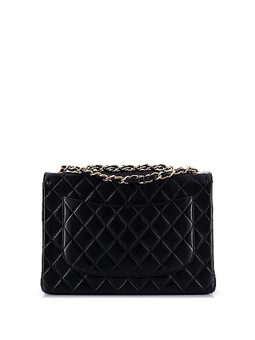 Chanel Vintage Classic Single Flap Bag Quilted Lambskin Jumbo (view 2)