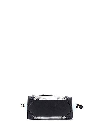 Céline Luggage Bag Lizard and Leather Nano (view 2)