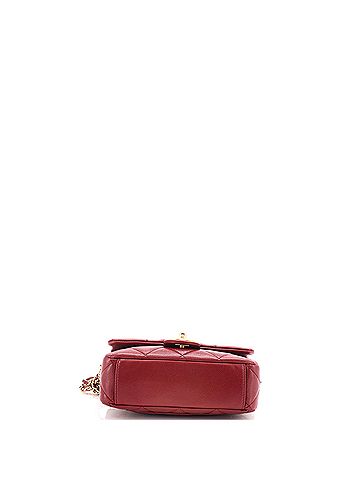 Chanel Twist Your Buttons Flap Bag Quilted Caviar Small (view 2)
