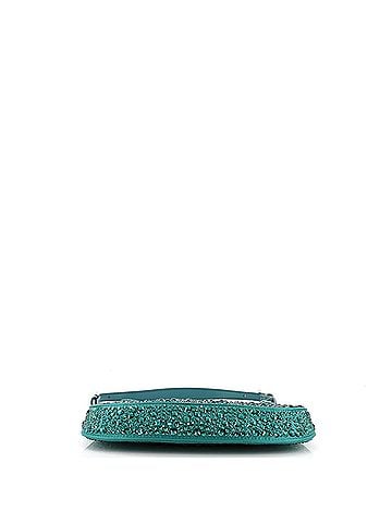 Prada Cleo Shoulder Bag Crystal Embellished Satin Small (view 2)