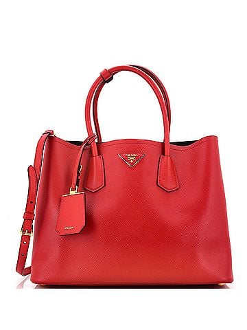 Prada Cuir Double Tote Saffiano Leather Large (view 1)