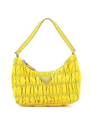 Prada Hobo Tessuto Gaufre with Saffiano Mini (view 1)